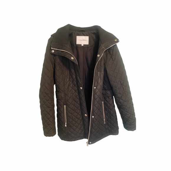 Calvin Klein Jackets & Blazers - Calvin Klein Women's Black Quilted Puffer Jacket